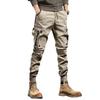 Мужской тактический комбинезон с карманами на молнии - Модные повседневные брюки Осень 2022