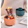 Вращающийся на 360 градусов держатель для ручек, большая емкость, пенал для ручек, пластиковый канцелярский стол, органайзер, коробка, подставка для кистей для макияжа