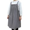 SINCE1953 TRENDY Apron, Women's, M-L, Loose Fit, No Ironing Required, Wrinkle-Resistant, Quick-Drying, Easy To Wear, Large Capacity Pockets, Stylish a