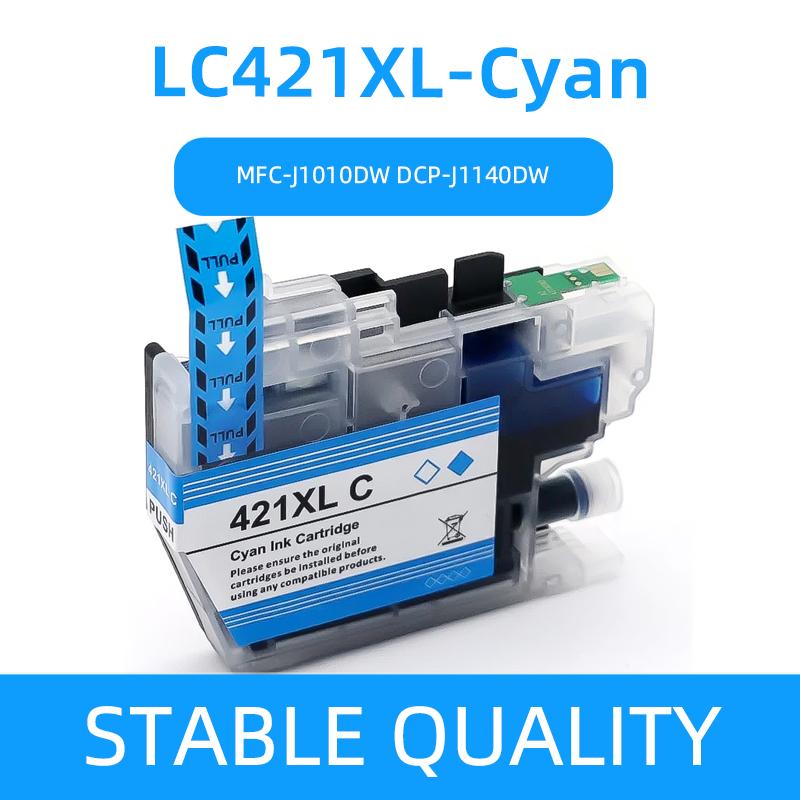 Чернильный картридж LC421XL, для принтера Brother DCP-J1050DW MFC-J1010DW DCP-J1140DW