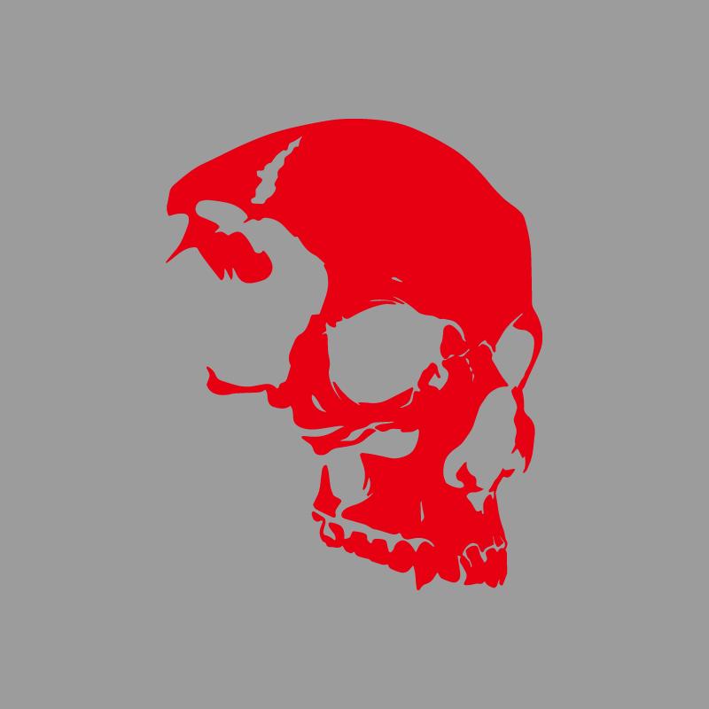 Расширенная текстура скелета черепа Дизайн приключений на открытом воздухе, наклейки для приключений на открытом воздухе украшения на природную тематику прочный винил