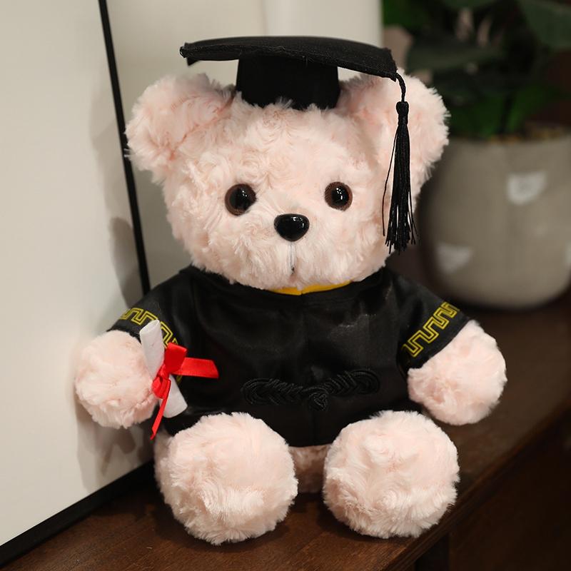25см Каваи Плюшевые игрушки Доктор Панда Каваи Панды в шапочке доктора Плюшевая кукла Чучело игрушка Детский подарок на выпускной