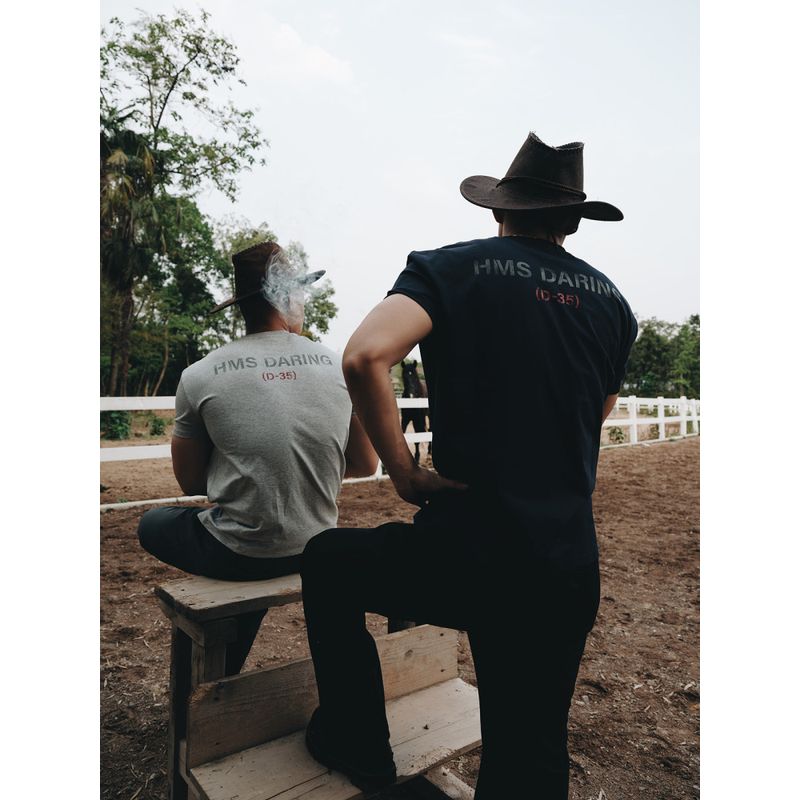 Gtal American Cruiser T-shirt Quick-Drying Cool Feeling Solona Short Sleeve Print round Neck Fitness Sports Stretch Tops