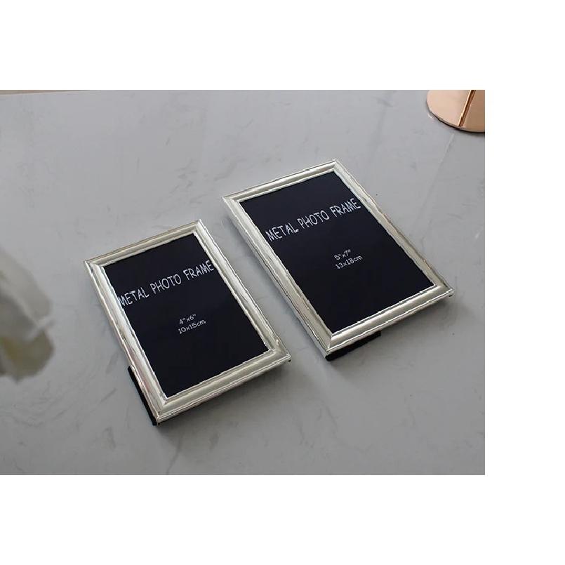 Aluminum European Photo Frame 5/6/7/8/10in High-grade Wedding Picture Frame Stand for Pictures Home Desktop Decor Gift