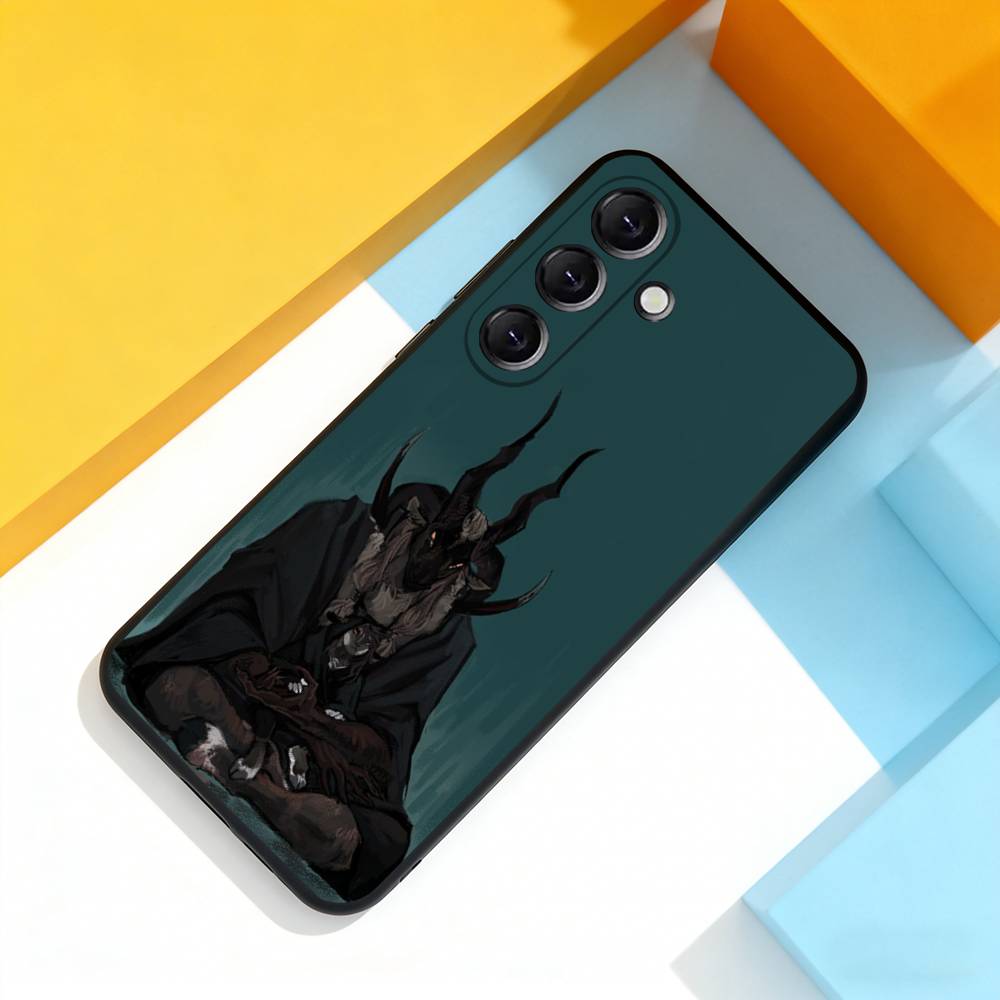 S-Сатанинская Адская Пентаграмма Чехол для Телефона Для Samsung Galaxy A 73,72,51,53,52,71,22,5G,Note,J7,8,9 Мягкий Точное Отверстие Черная Крышка