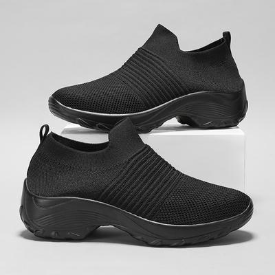 Модная обувь женская летняя новая одинарная обувь легкая платформа нескользящая и дышащая повседневная сетчатая спортивная обувь мокасины для женщин