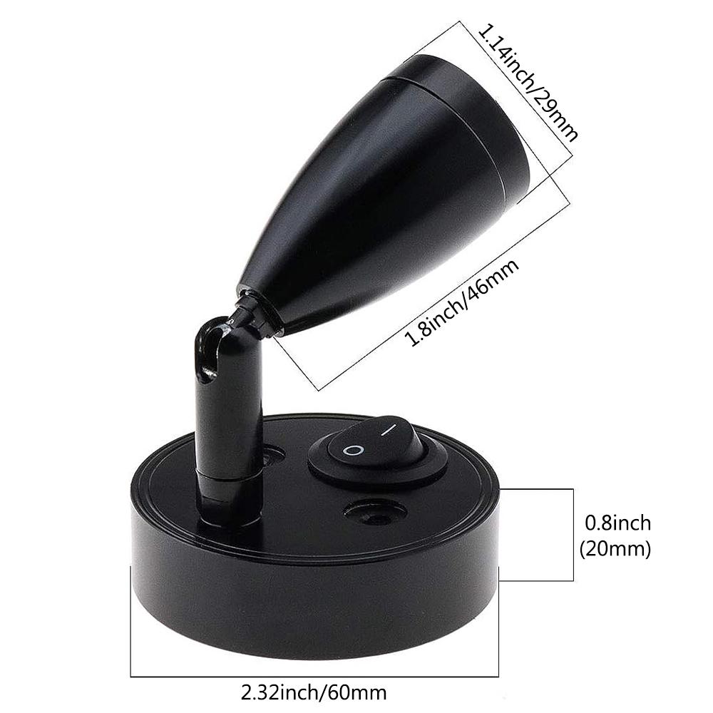 DV12V светодиодный настенный светильник для чтения, прикроватный светильник для кемпера, лодки, настенный светильник