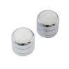 Musiclily Pro Inch-Tone Steel Dome Knobs, Mother of Pearl, Chrome, for USA Electric Guitars and Basses (Set of 2)