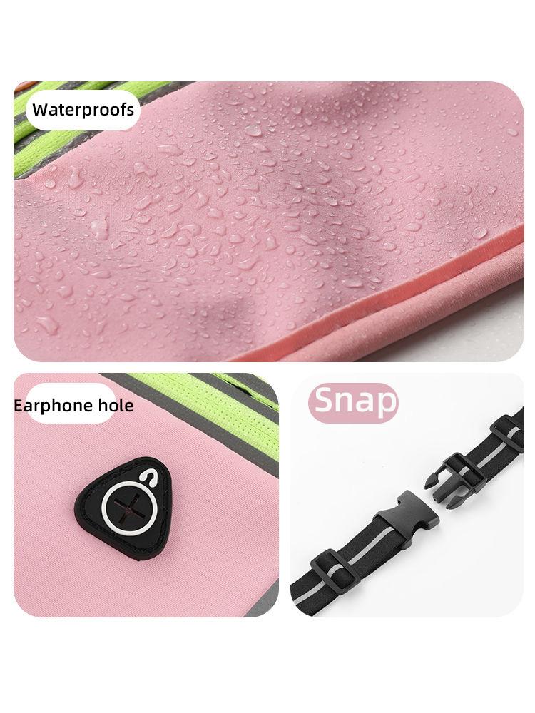 Персонализированная сумка для мобильного телефона для бегового оборудования, поясная сумка шириной 7 дюймов, ультратонкая и многофункциональная женская сумка для ключей, несколько наружных карманов.