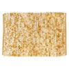 Dulton Chenille Handloom Mat 500 X 750mm Yellow Comfortable To the Touch Bath Mat Foot Towel Handwoven Yellow White RN-0496-75YL