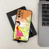 H-Heidi Cartoon Phone Case For Samsung S24,S21,S22,S23,S30,Ultra,S20,Plus,Fe,Lite,Note,10,9,5G Black Soft Cover
