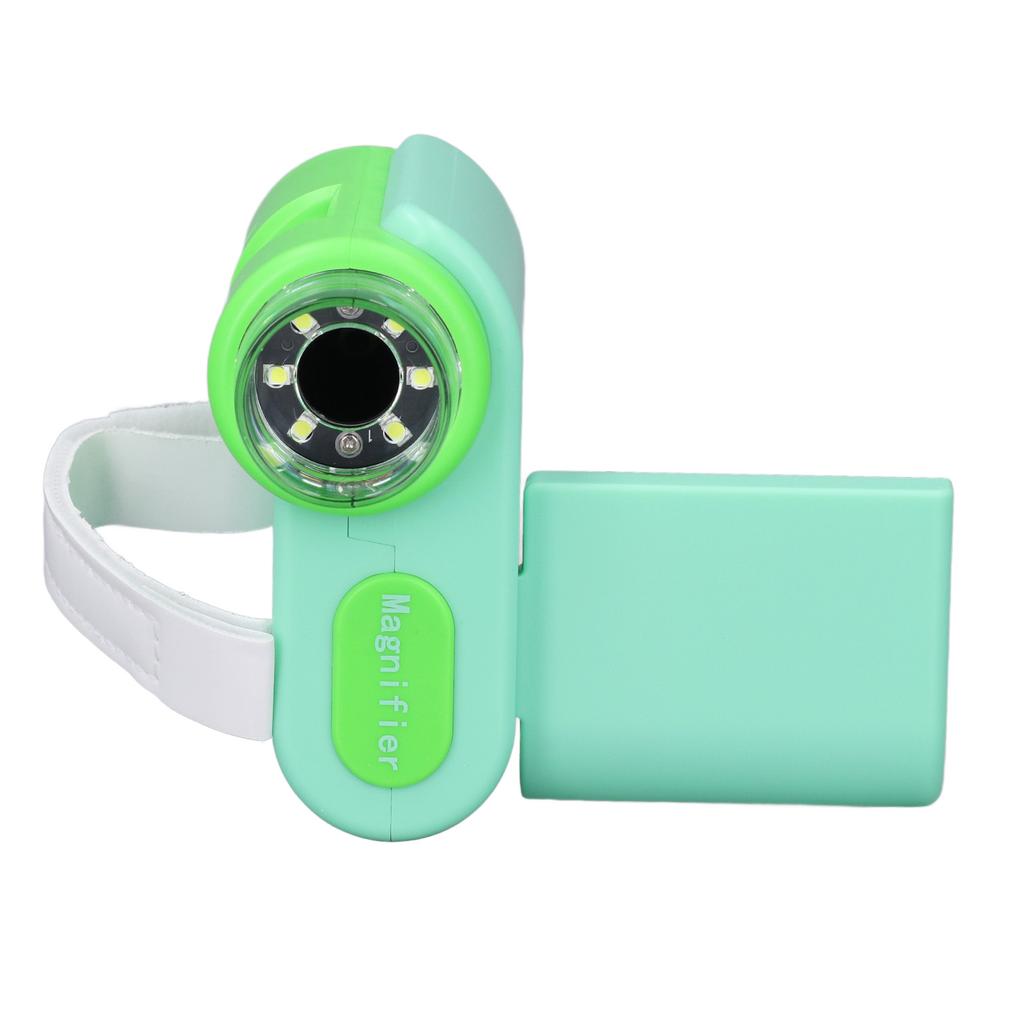 Kids Microscope 1000X Handheld Digital Microscope 2 Inch Color Display Screen Portable Pocket
