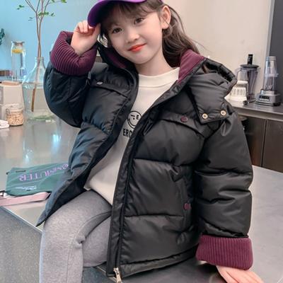 Пальто для девочек, куртка, ветровка, верхняя одежда, очаровательная, зимняя, осенняя, теплая, хлопковая, школьная, спортивная, подростковая, детская одежда