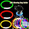 Светодиодный светящийся ошейник для собак с мигающим зарядным устройством, светящийся ошейник для защиты от потери собак, шлейка для щенков, товары для домашних животных