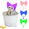 Cat Shower Cap Adjustable Waterproof Bathing Hat with Ear Cover Washing Bathing Raining Protection Cap for Cats