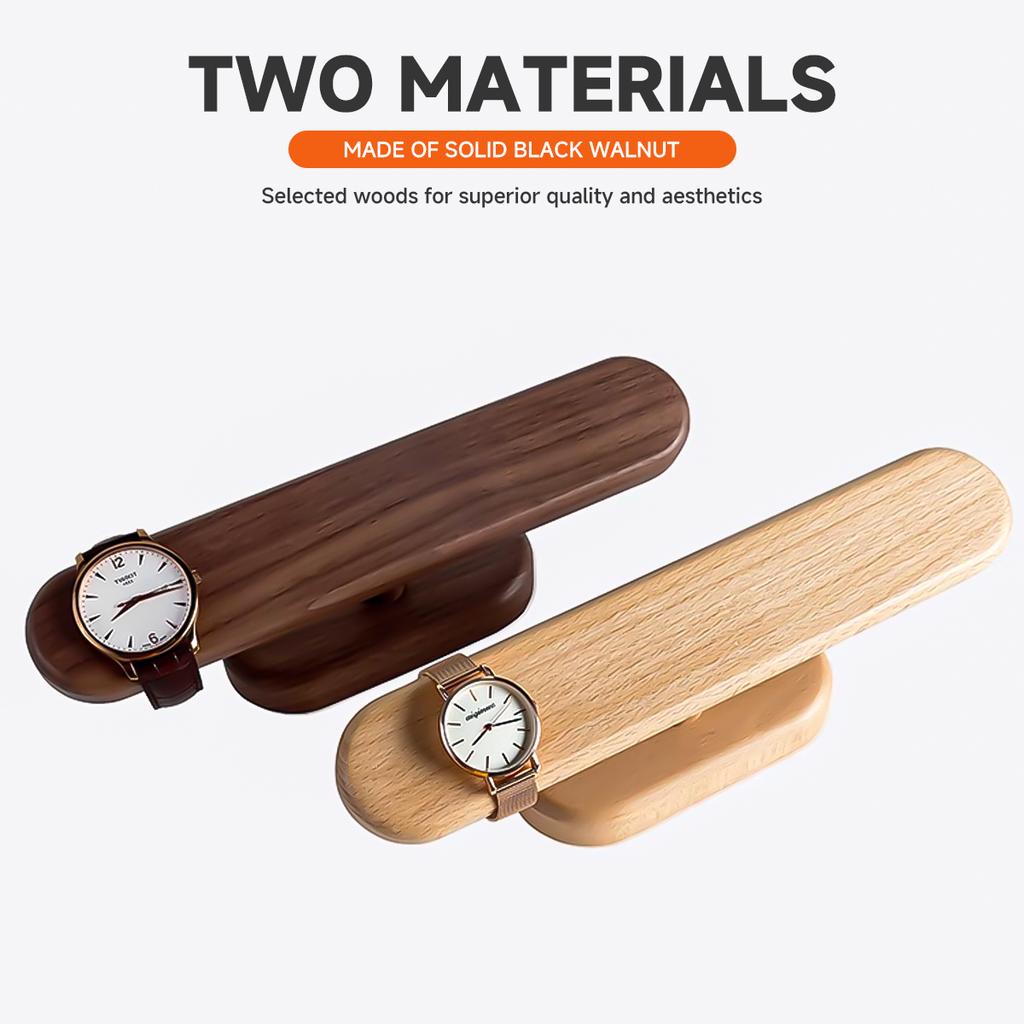 Walnut Watch Bracket Display Holder Jewelry Bracket Chain Anklets Hanger Stand Racks Organizer For Counter Shows