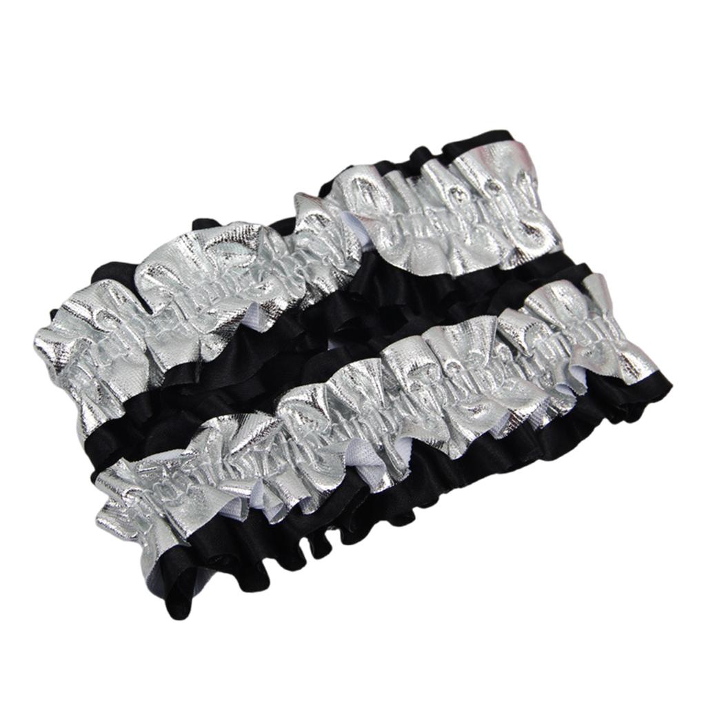 1Pair Business Shirt Sleeves Holder Sleeve Stay for Wedding Shirt Sleeve Fixing Belt Ruffle Sleeve Band Elastic Armband