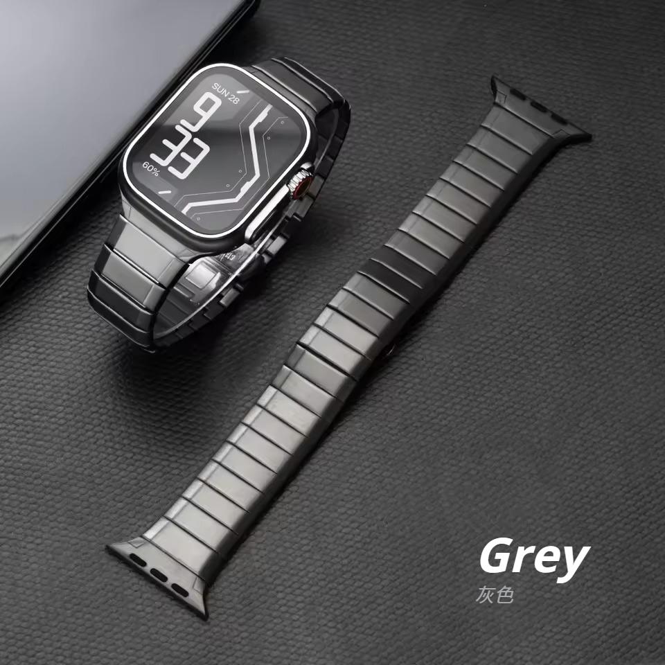 Ремешок из нержавеющей стали для Apple Watch Band Ultra 3/2 49 мм 46 мм 45 мм 44 мм Роскошный браслет для Iwatch Series 11 10 9 8 7 6 SE3 Классический металлический браслет