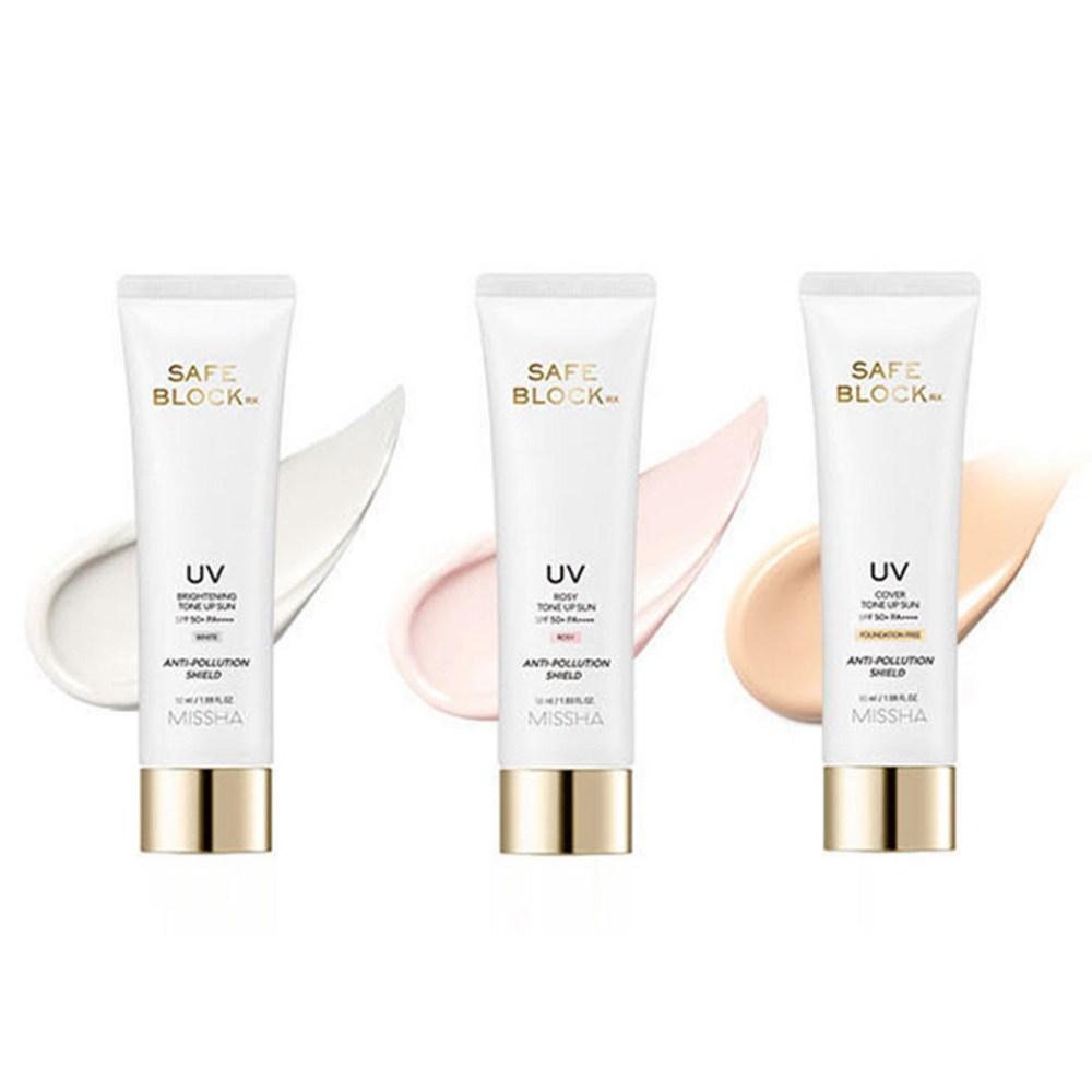 MISSHA Солнцезащитный крем Safe Block RX UV Rosy Tone-Up SPF50+ PA++++, 50 мл, 2 шт.