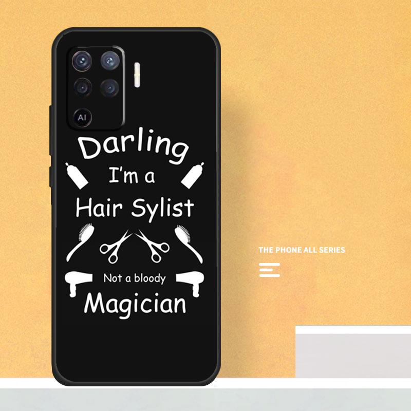 Hair Stylist Hairdresser Case For Oppo A18 A38 A58 A78 A98 A5 Pro A6 A15 A54 A74 A94 A17 A57 A80 A60 A40 A16 A76 A96