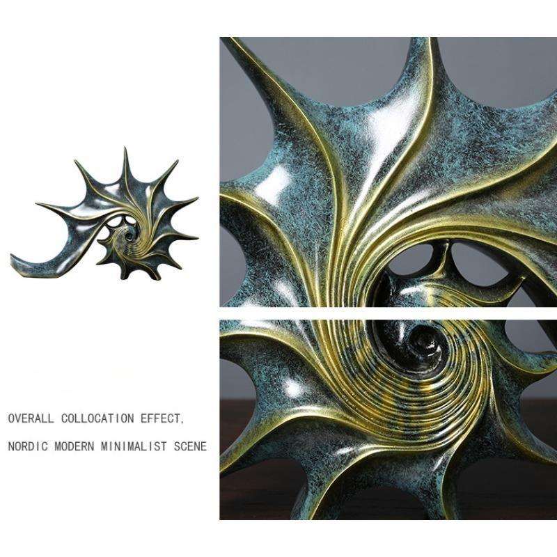 Абстрактные украшения из смолы, современные украшения для дома, креативные фигурки, скульптуры, статуи из смолы, роскошные подарки на новоселье