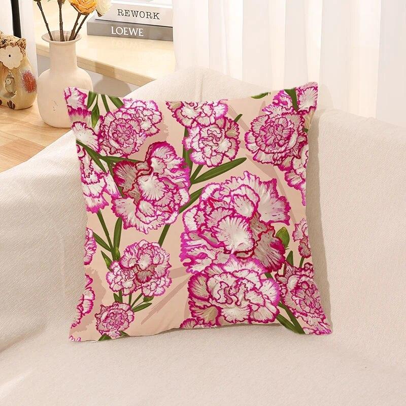 Ретро цветок наволочка офисная подушка автомобиль кровать комплект подарок домашний аниме осенний диван