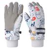 Kids Winter Ski Gloves Warm Fleece Lined Windproof Waterproof Non-slip Cycling Outdoor Sports
