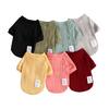 XS-2XL Dog Clothes Autumn Winter Dog Sweater Round Neck Pet Clothes for Small Medium Dogs Warm Soft Puppy Clothes Pet Supplies
