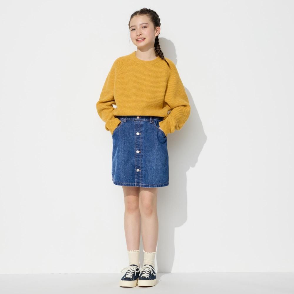 Uniqlo Girls Denim Mini Scoats