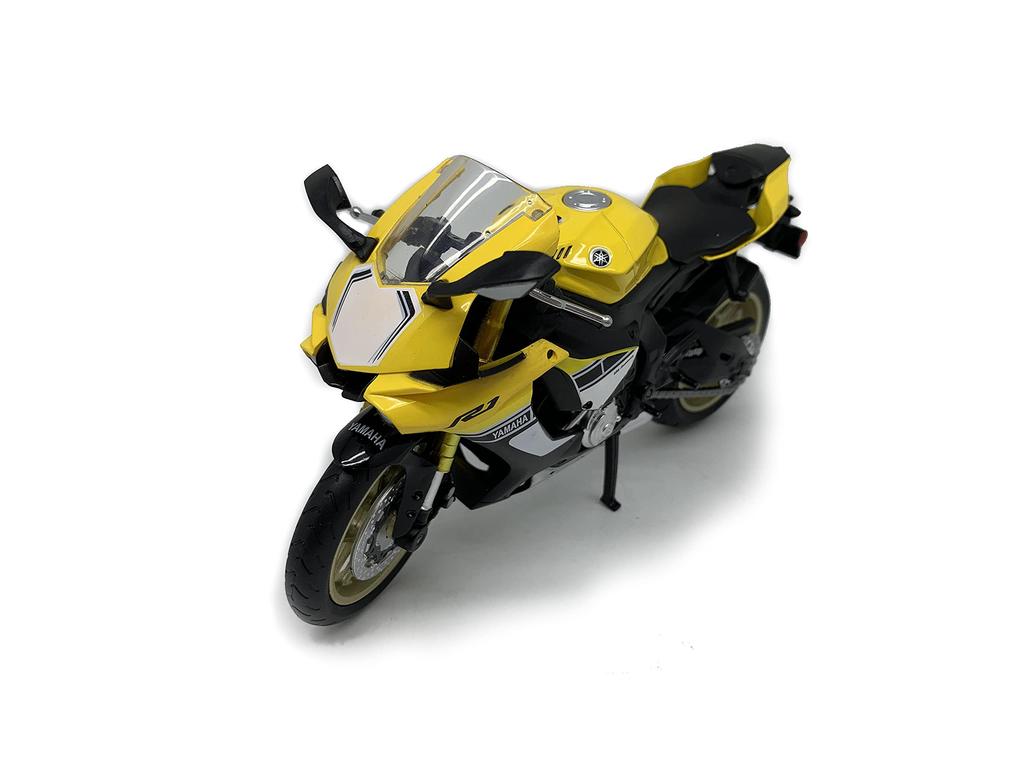 Doyusha Diecast Motorcycle Yamaha Yellow 1/12 YZF-R1 (Finished Product)