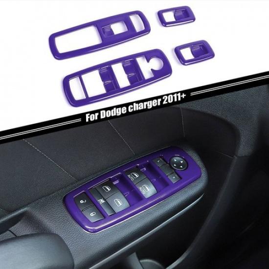 Window Lift Switch Panel Cover Trim for Dodge Charger Durango 10+ Ram 1500 10-17