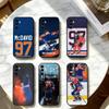 Connor McDavid Hockey Player Phone Case Black Silicone Soft For Samsung Galaxy A73,A72,A71,A70,A53,A52,A51