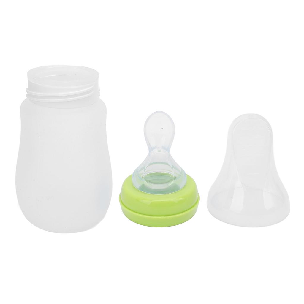 240ml Drinking Aids Feeding Cup Drink Water Soup Porridge Squeeze Controlled Feeding Bottle Green