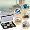 Titanic commemorative coin gift box, metal crafts collection, commemorative medals, enthusiasts collect gifts