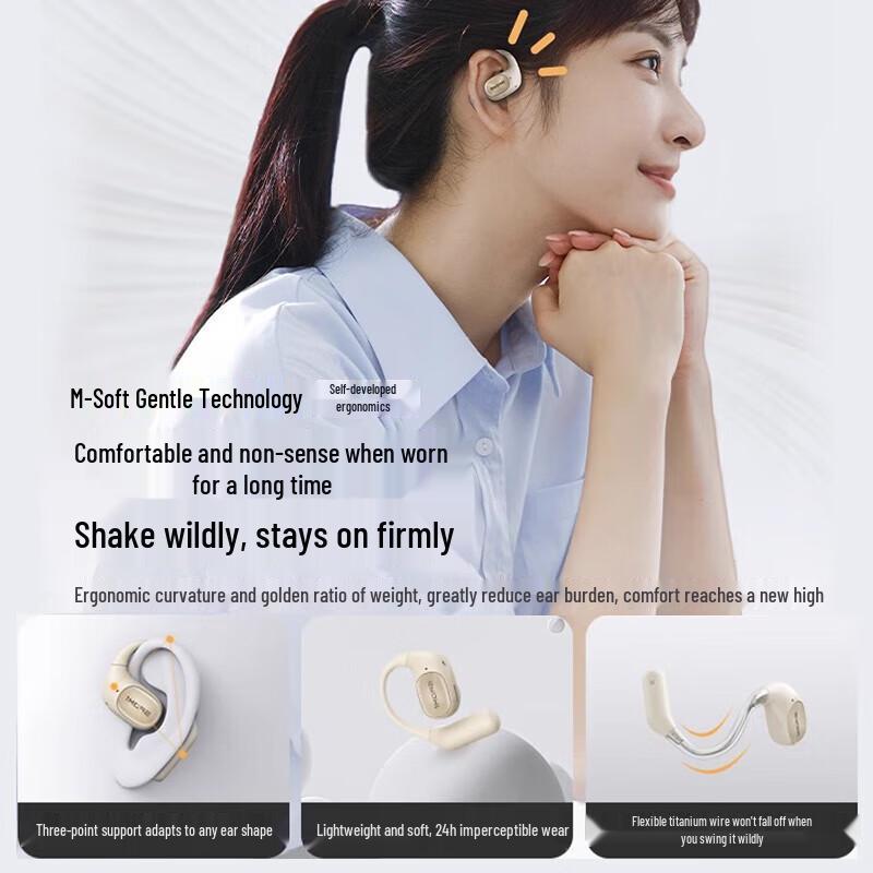 1MORE S10 Open-Ear Ear-Hook Bluetooth Headphones