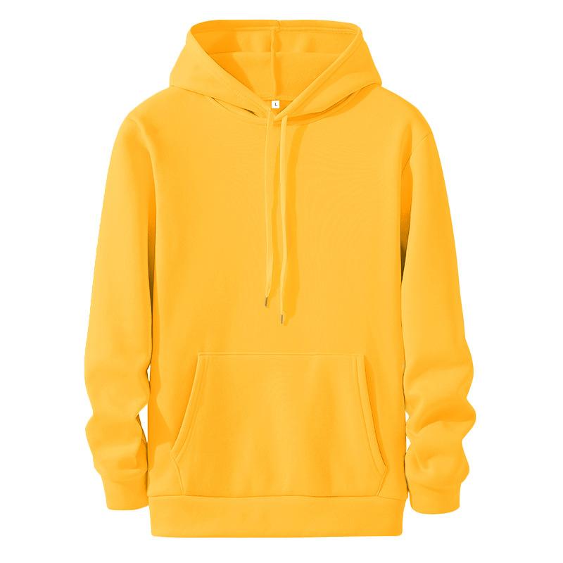 Men's Solid Colors Long Sleeved Hoodies Casual Sweatshirts Hooded Coat Running Sports Pullover Hoodie