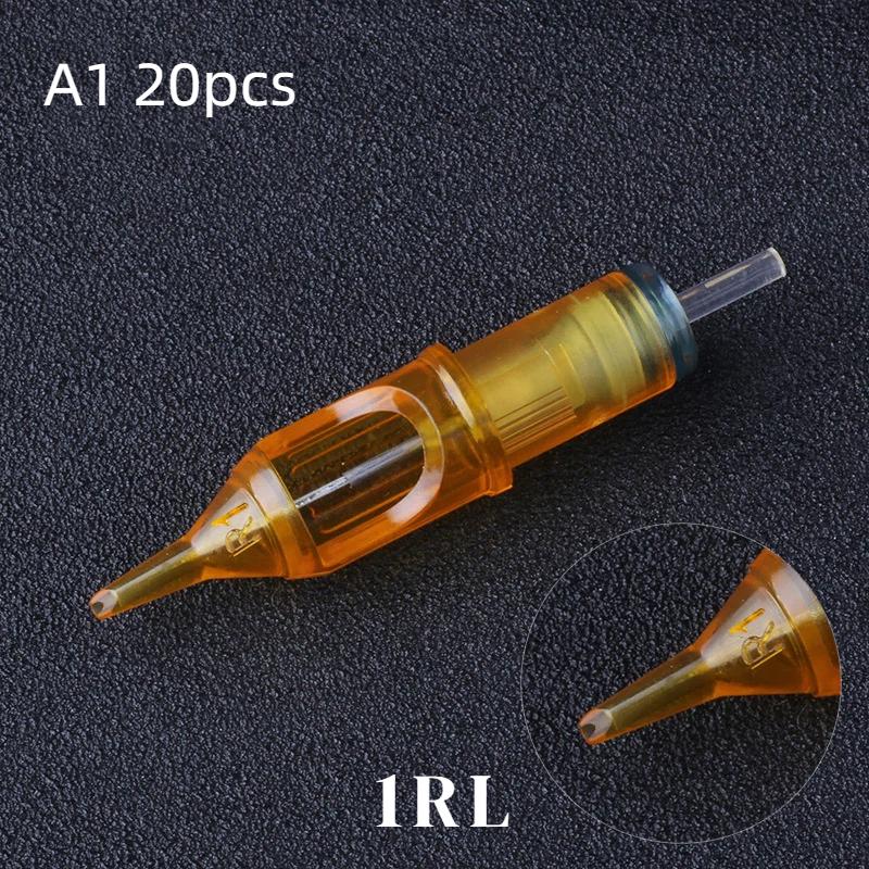 20 шт. Смешанные одноразовые иглы для татуировок 1-15 RL RM RSM Стерильный легкий аксессуар для тату для путешествующих тату-мастеров