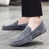 Fashion New Mens Loafers Fashion Slip On Footwear Male Flats Walking Shoe Handmade Soft Moccasins Men Shoes Casual Leather Suede Shoes