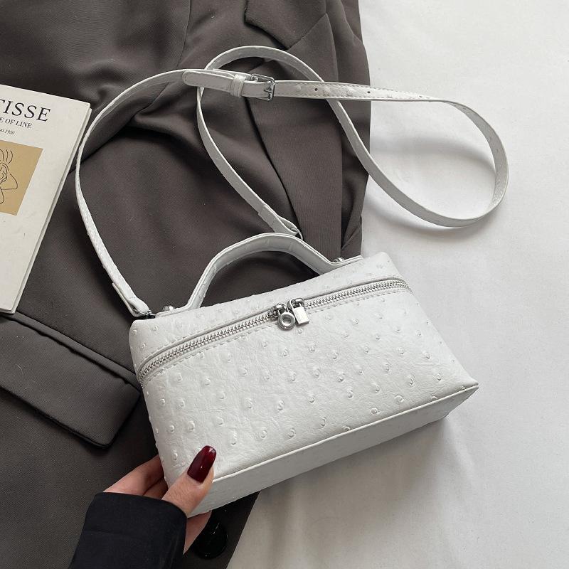 Трендовые новые продукты персонализированный узор страуса портативная маленькая квадратная сумка женская мода для поездок на работу универсальная сумка-мессенджер высокого класса