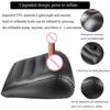 Portable Lightweight Adult Support Pillow PVC Inflatable Wedge Pillow With Hold For Dildo Sex Position Couple Sex Cushion