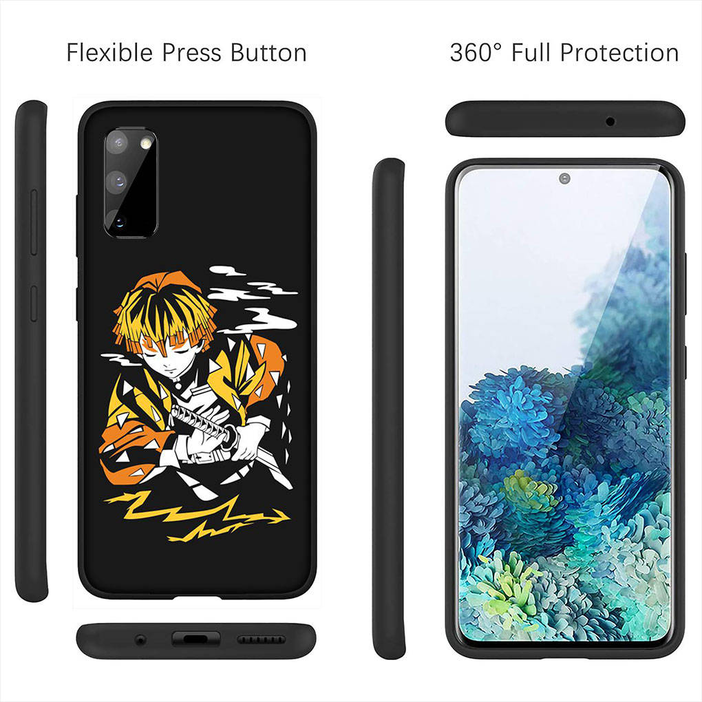 Для iPhone 16 15 Xiaomi Redmi Note 14 13 12 11 Pro Max 16e Samsung Galaxy S25 S24 S23 Moto OPPO Huawei Nezuko Demon Slayer Tanjirou чехол для телефона с рисунком