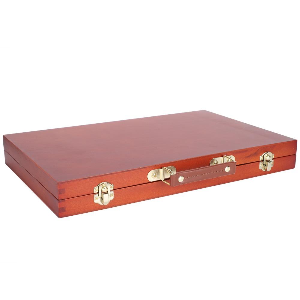 1pcs Multi-functional Design Portable Painting Box Artist Tool Storage Box Outdoor Sketching