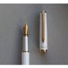 Перьевая ручка Teranishi Kagaku для гитары Brillante White F GFPNB-WH-F