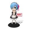 BANPRESTO Жизнь в другом Q posket Rem Rem фигурка обычного цвета ReZERO -Starting World- вер.