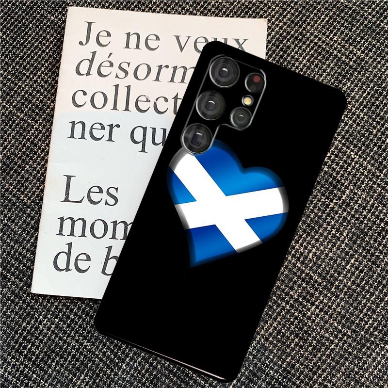 Шотландия Шотландский флаг Чехол для Samsung Galaxy S24 S23 S22 Ultra S8 S9 S10 Plus Note 10 20 Ultra S20 S21 FE Обложка