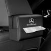 TEP3   Car Tissue Box Holder Napkin Towel Organizer Bag Tissues Storage For Mercedes Benz AMG W204 W205 W203 W211 W212 W213 W201 W210