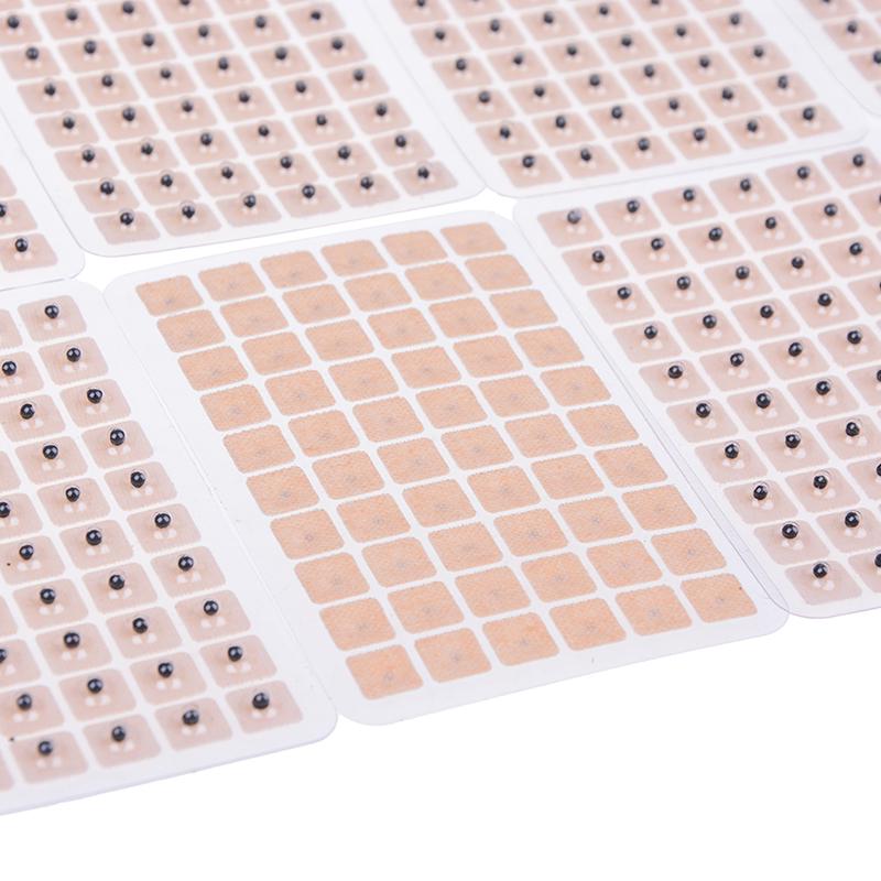 600Pcs Ear Press Seeds Acupuncture Disposable Vaccaria Plaster Bean Massage