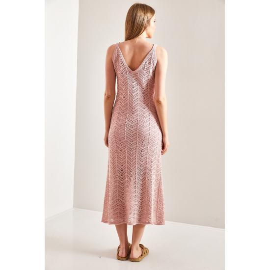 Women's Strap Openwork Summer Knitwear Dress