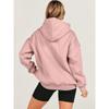 Women's Fashion Casual Solid Color Print Long Sleeve Hooded Hoodies & Sweatshirts