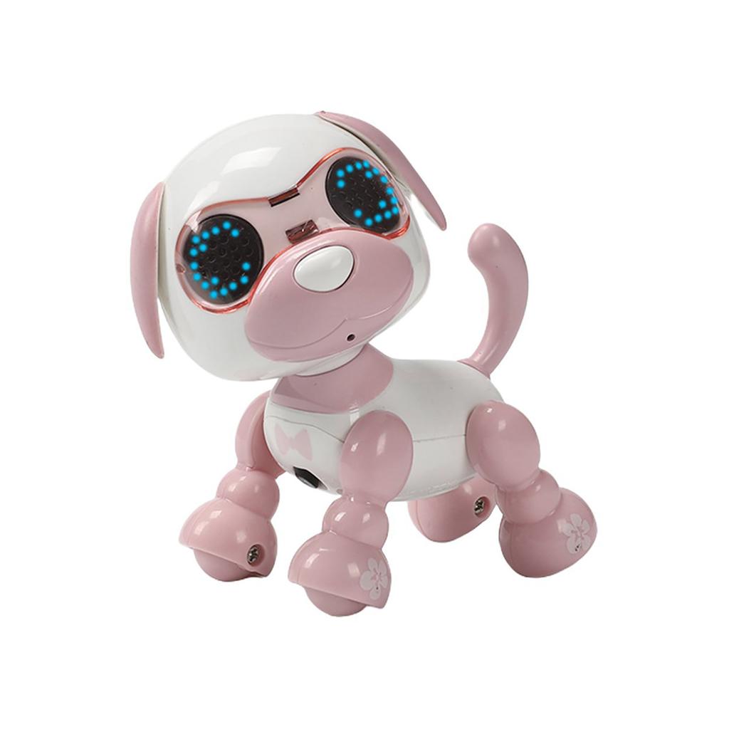 Early Education Intelligent Recording Dog, Touch Sensing Singing, Children's Interactive Toy Robot Dog with Lighting